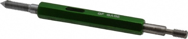 GF Gage W0138403BS Plug Thread Gage: #6-40 Thread, 3B Class, Double End, Go & No Go Image