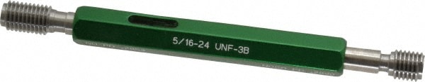 GF Gage W0312243BS Plug Thread Gage: 5/16-24 Thread, 3B Class, Double End, Go & No Go Image