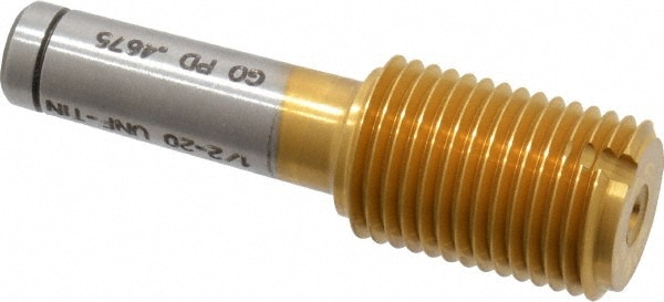 GF Gage W050020GTINK Plug Thread Gage: 1/2-20 Thread, 2B & 3B Class, Single End, Go Image