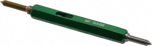 GF Gage W0112482BSTIN Plug Thread Gage: #4-48 Thread, 2B Class, Double End, Go & No Go Image