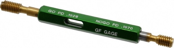 GF Gage W0216282BSTIN Plug Thread Gage: #12-28 Thread, 2B Class, Double End, Go & No Go Image