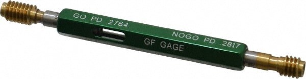 GF Gage W0312182BSTIN Plug Thread Gage: 5/16-18 Thread, 2B Class, Double End, Go & No Go Image