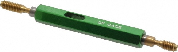 GF Gage W0164323BSTIN Plug Thread Gage: #8-32 Thread, 3B Class, Double End, Go & No Go Image