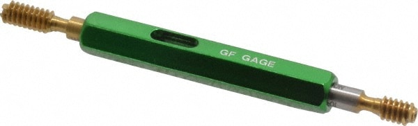 GF Gage W0190243BSTIN Plug Thread Gage: #10-24 Thread, 3B Class, Double End, Go & No Go Image