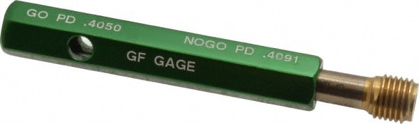 GF Gage W0437203BSTIN Plug Thread Gage: 7/16-20 Thread, 3B Class, Double End, Go & No Go Image