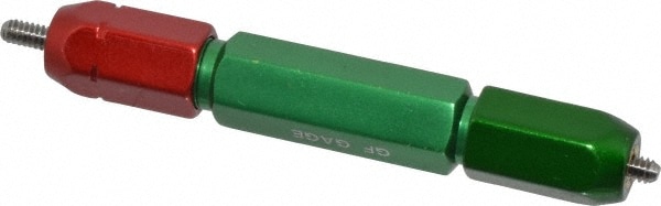 GF Gage V0112402BS Plug Thread Gage: #4-40 Thread, 2B Class, Double End, Go & No Go Image