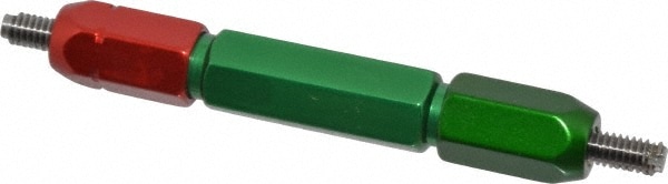 GF Gage V0164322BS Plug Thread Gage: #8-32 Thread, 2B Class, Double End, Go & No Go Image