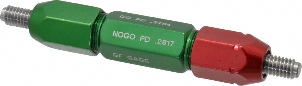 GF Gage V0312182BS Plug Thread Gage: 5/16-18 Thread, 2B Class, Double End, Go & No Go Image