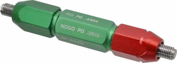 GF Gage V0312242BS Plug Thread Gage: 5/16-24 Thread, 2B Class, Double End, Go & No Go Image