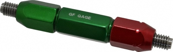 GF Gage V0375162BS Plug Thread Gage: 3/8-16 Thread, 2B Class, Double End, Go & No Go Image