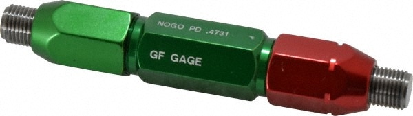 GF Gage V0500202BS Plug Thread Gage: 1/2-20 Thread, 2B Class, Double End, Go & No Go Image