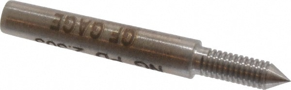 GF Gage W0250456HNK Plug Thread Gage: M2.5x0.45 Thread, 6H Class, Single End, No Go Image