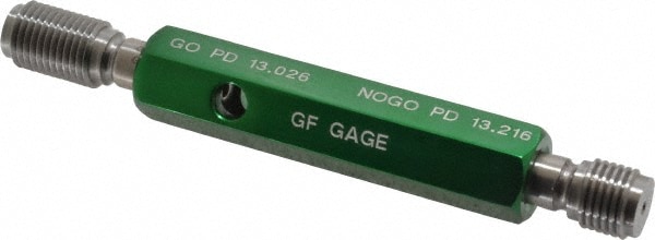 GF Gage W1401506HS Plug Thread Gage: M14x1.50 Thread, 6H Class, Double End, Go & No Go Image