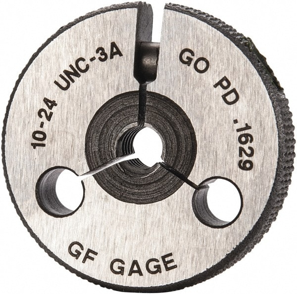 GF Gage R0190243AGK Threaded Ring Gage: #10-24 Thread, Class 3A, Go Image