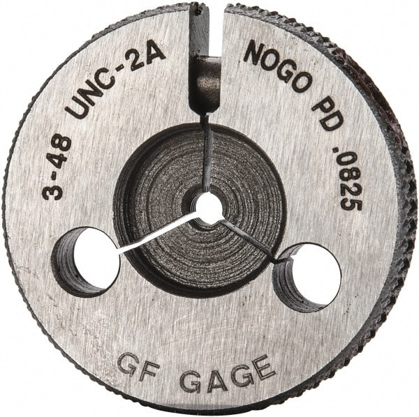 GF Gage R0099482ANK Threaded Ring Gage: #3-48 Thread, Class 2A, No Go Image