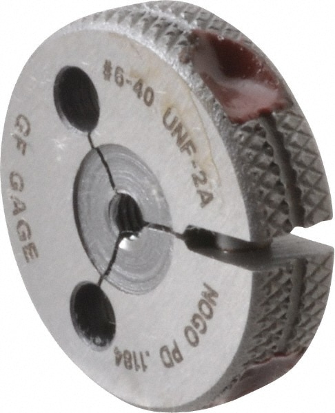 GF Gage R0138402ANK Threaded Ring Gage: #6-40 Thread, Class 2A, No Go Image