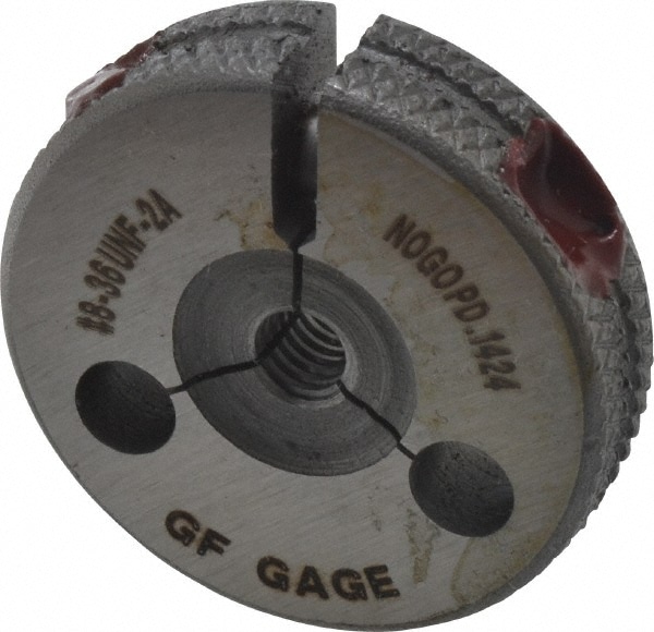 GF Gage R0164362ANK Threaded Ring Gage: #8-36 Thread, UNF, Class 2A, No Go Image