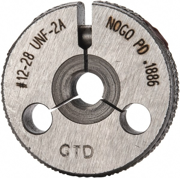 GF Gage R0216282ANK Threaded Ring Gage: #12-28 Thread, Class 2A, No Go Image