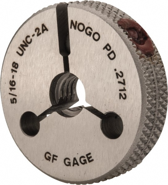 GF Gage R0312182ANK Threaded Ring Gage: 5/16-18 Thread, UNC, Class 2A, No Go Image