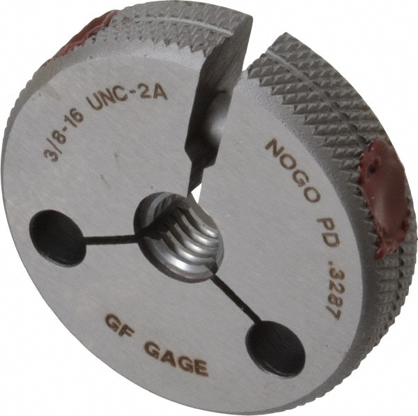 GF Gage R0375162ANK Threaded Ring Gage: 3/8-16 Thread, UNC, Class 2A, No Go Image