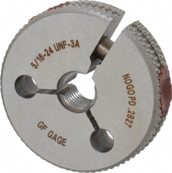 GF Gage R0312243ANK Threaded Ring Gage: 5/16-24 Thread, UNF, Class 3A, No Go Image