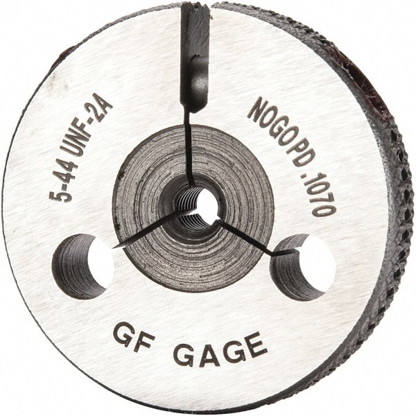 GF Gage R0125442AS Threaded Ring Gage: #5-44 Thread, UNF, Class 2A, Go & No Go Image