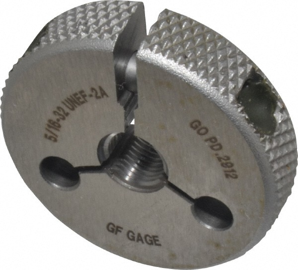 GF Gage R0312322AS Threaded Ring Gage: 5/16-32 Thread, UNEF, Class 2A, Go & No Go Image