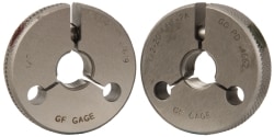 GF Gage R0500202AS Threaded Ring Gage: 1/2-20 Thread, UNF, Class 2A, Go & No Go Image