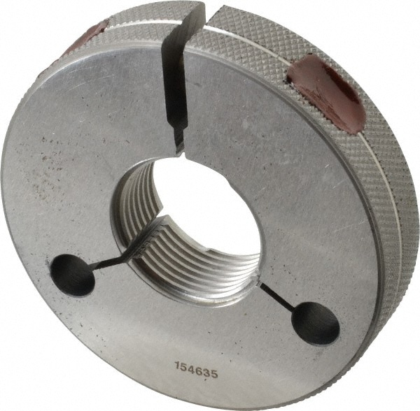 GF Gage R1250122AS Threaded Ring Gage: 1-1/4-12 Thread, UNF, Class 2A, Go & No Go Image