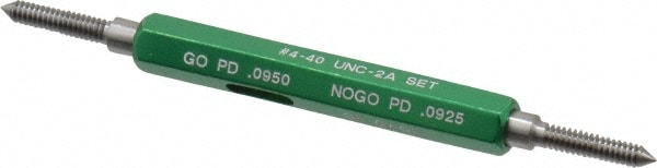 GF Gage S0112402AS Truncated Taperlock Gage: #4-40 UNC, Go & No Go Image