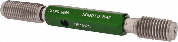 GF Gage S0875092AS Truncated Taperlock Gage: 7/8-9, Go & No Go Image