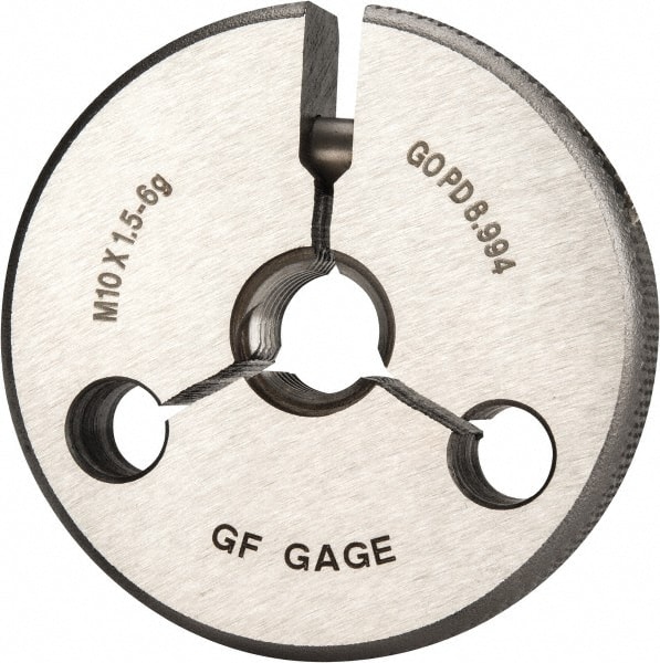GF Gage R1001506GGK Threaded Ring Gage: M10 x 1.50 Thread, Metric, Class 6G, Go 