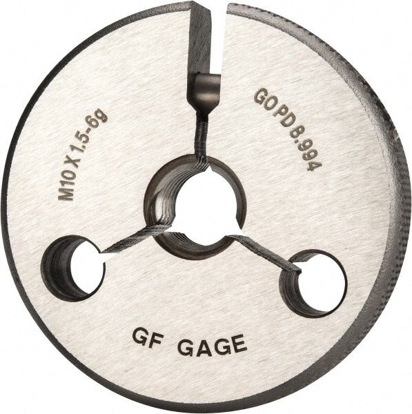 GF Gage R1001506GGK Threaded Ring Gage: M10 x 1.50 Thread, Metric, Class 6G, Go Image