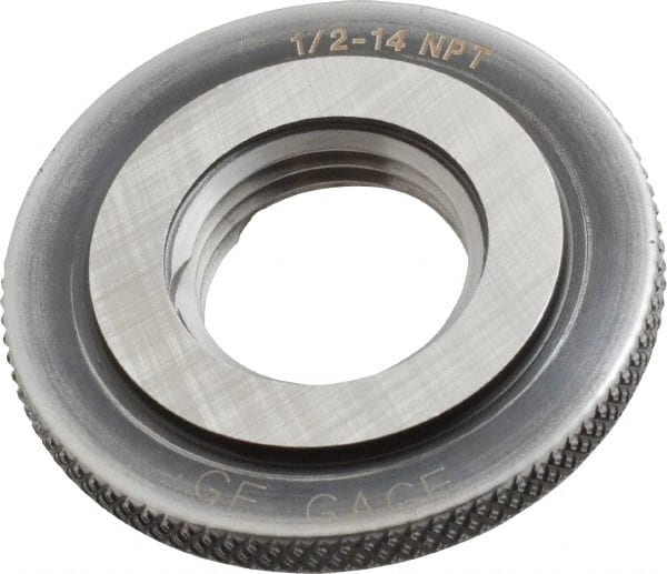 GF Gage T050014NK Threaded Pipe Ring: 1/2-14" NPT, Class L1 
