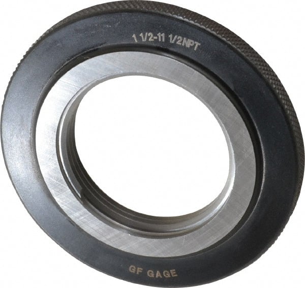 GF Gage T150099NK Threaded Pipe Ring: 1-1/2-11-1/2" NPT, Class L1 