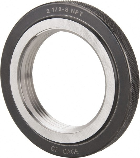 GF Gage T250008NK Threaded Pipe Ring: 2-1/2-8" NPT, Class L1 