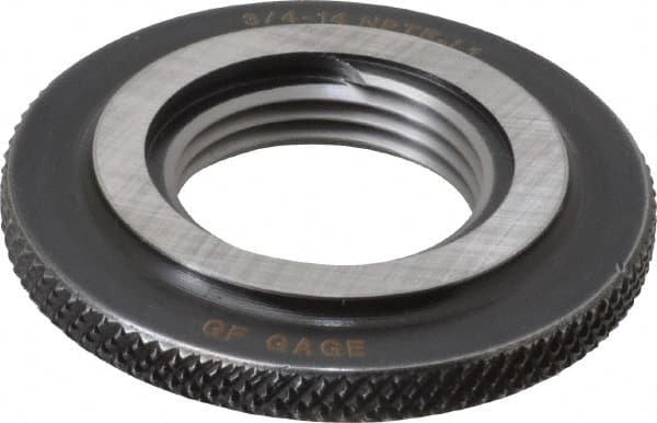 GF Gage T075014NL1K Threaded Pipe Ring: 3/4-14" NPTF, Class L1 