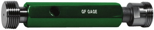 GF Gage P100099NLS Pipe Thread Plug Gage: Tapered, 1-11-1/2, Class L-1, Double End Image