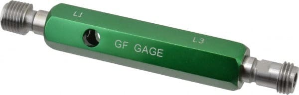 GF Gage P025018NLS Pipe Thread Plug Gage: Tapered, 1/4-18, Class L-1, Double End 