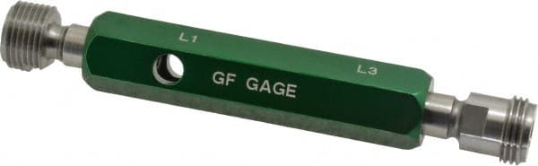 GF Gage P037518NLS Pipe Thread Plug Gage: Tapered, 3/8-18, Class L-1, Double End 