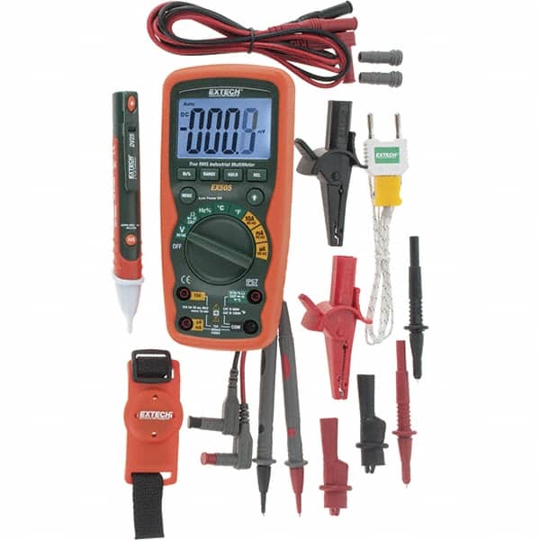 Extech - Digital Multimeter Kit: 4 Pc, 1,000 Volt - 55393144 - MSC  Industrial Supply