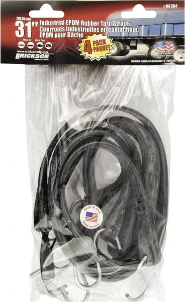 Erickson Manufacturing 6604 Tarp Strap Tie Down: S Hook, Non-Load Rated 