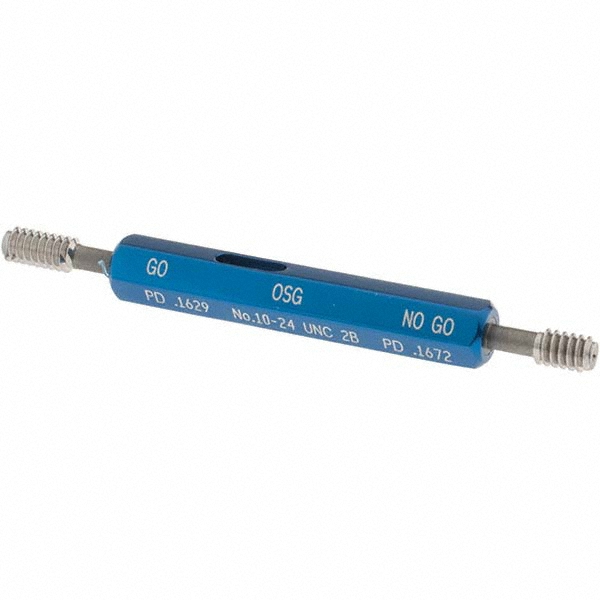 OSG Plug Thread Gage 1024 Thread, 2B Class, Double End, Go & No Go