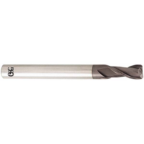 OSG HP432-1182 Corner Radius End Mill: 0.1181" Dia, 0.315" LOC, 0.0197" Radius, 2 Flutes, Solid Carbide Image