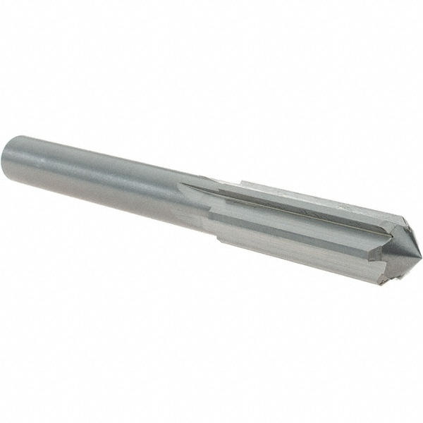 OSG 300-4375 Chucking Reamer: 7/16" Dia, 3-3/4" OAL, 1-3/8" Flute Length, Straight Shank, Solid Carbide Image