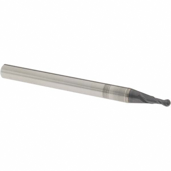 OSG HP416-1250 Ball End Mill: 0.125" Dia, 0.25" LOC, 2 Flute, Solid Carbide Image