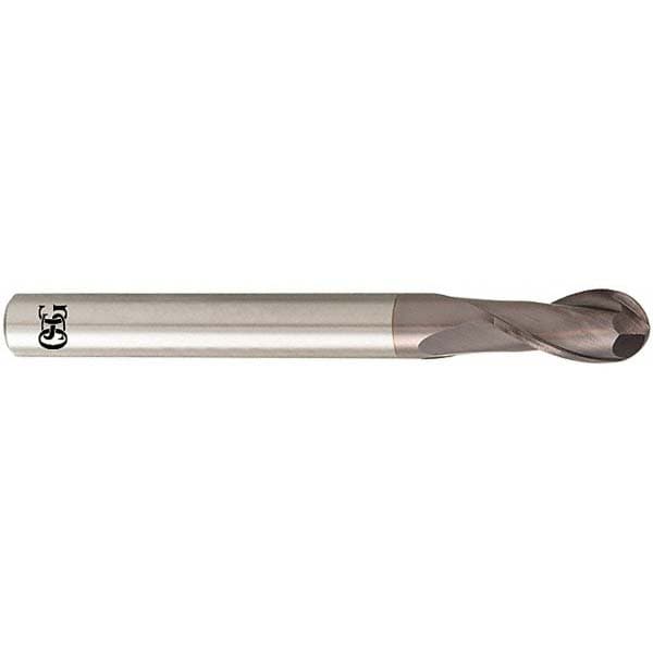 OSG HP416-5118 13mm Diam, 26mm LOC, 2 Flute Solid Carbide Ball End Mill Image