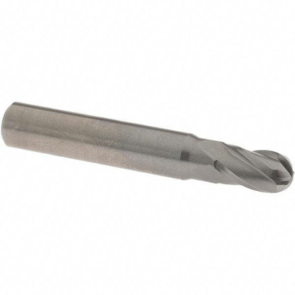 OSG - Ball End Mill: 7.00 mm Dia, 12.00 mm LOC, 4 Flute, Solid Carbide ...