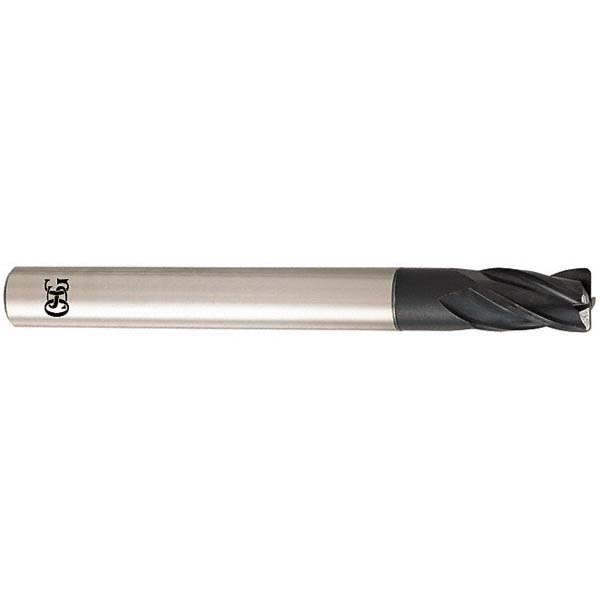 OSG HP435-2362 Corner Radius End Mill: 0.2362" Dia, 0.3543" LOC, 0.0394" Radius, 4 Flutes, Solid Carbide Image