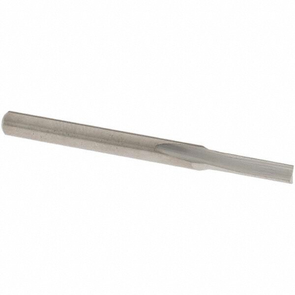 3/32" Diam, 3/8" LOC, 2 Flute Centercutting End Straight Router Bit